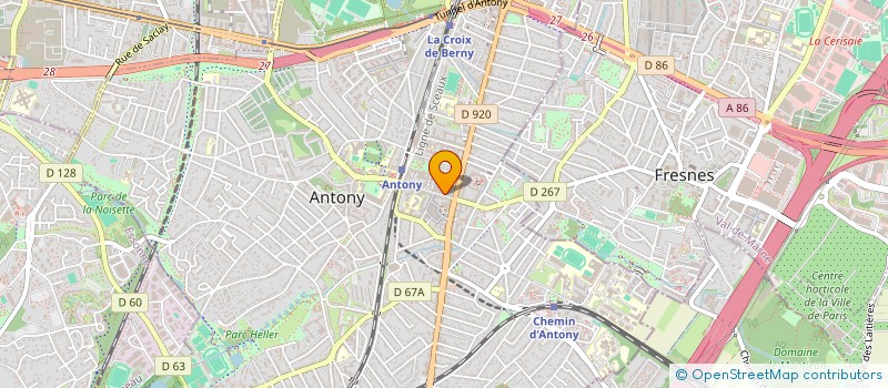 localisation de l'entreprise SCI MOUNIE 10 à ANTONY