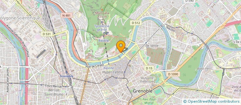 localisation de l'entreprise SCI MOUNIER  GRENOBLE