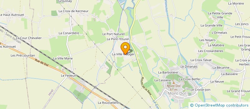 localisation de l'entreprise SCI MOUNIER-REGHEM  MONT-DOL