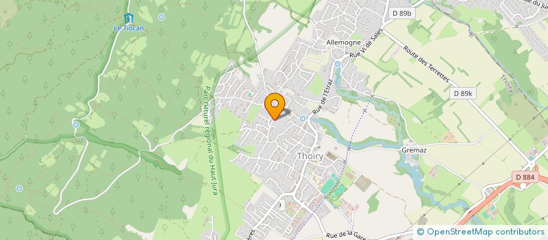 localisation de l'entreprise SCI MOUQUIN  THOIRY