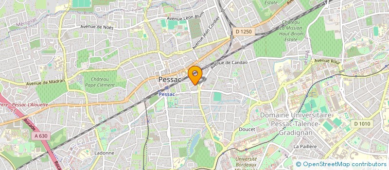 localisation de l'entreprise SCI MOURA LAGRANGE à PESSAC