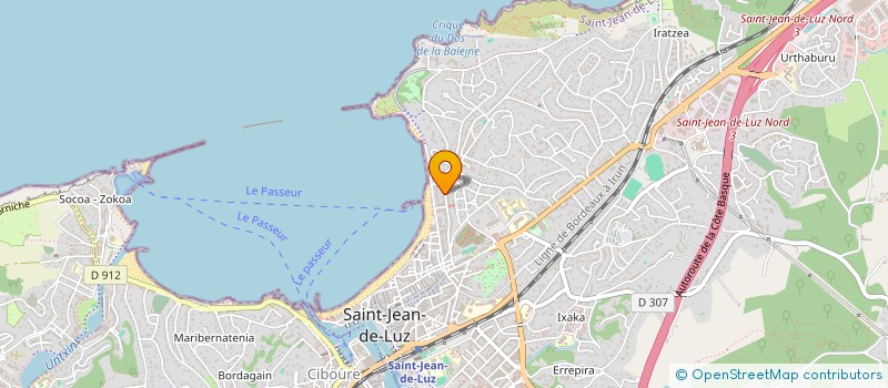 localisation de l'entreprise SCI MOURADIAN à SAINT-JEAN-DE-LUZ