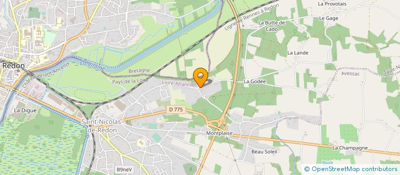 localisation de l'entreprise SCI MOURAUD  SAINT-NICOLAS-DE-REDON