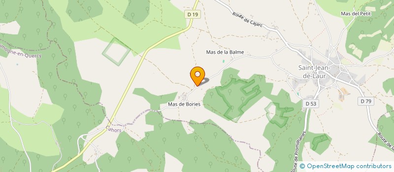 localisation de l'entreprise SCI MOURCARAU  SAINT-JEAN-DE-LAUR