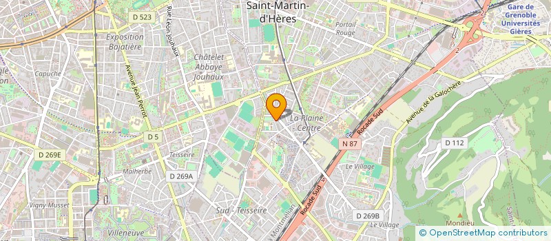 localisation de l'entreprise SCI MOURE  SAINT-MARTIN-D'HERES