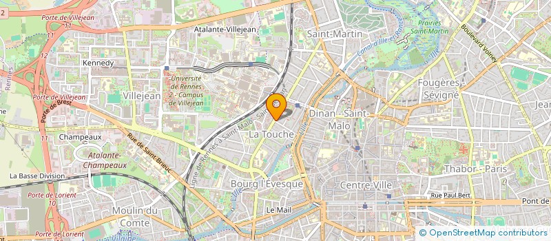 localisation de l'entreprise SCI MOUREAUD  RENNES
