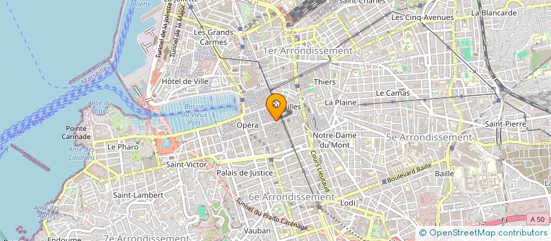 localisation de l'entreprise SCI MOURET à MARSEILLE