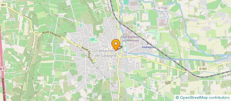 localisation de l'entreprise SCI MOURET IMMOBILIER  CHATEAUNEUF-DE-GADAGNE