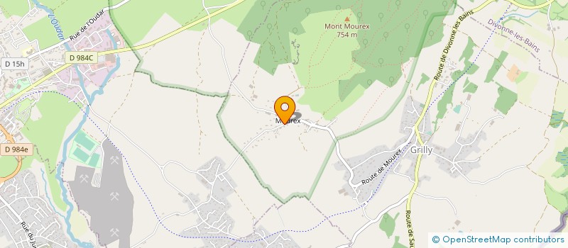 localisation de l'entreprise SCI MOUREX  GRILLY