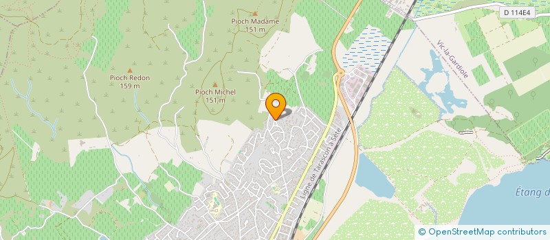 localisation de l'entreprise SCI MOURIAU à FRONTIGNAN