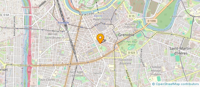 localisation de l'entreprise SCI MOURIER  GRENOBLE