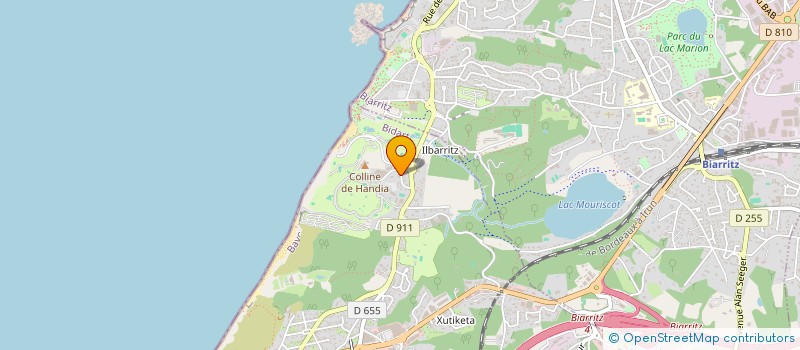 localisation de l'entreprise SCI MOURISCOT à BIDART