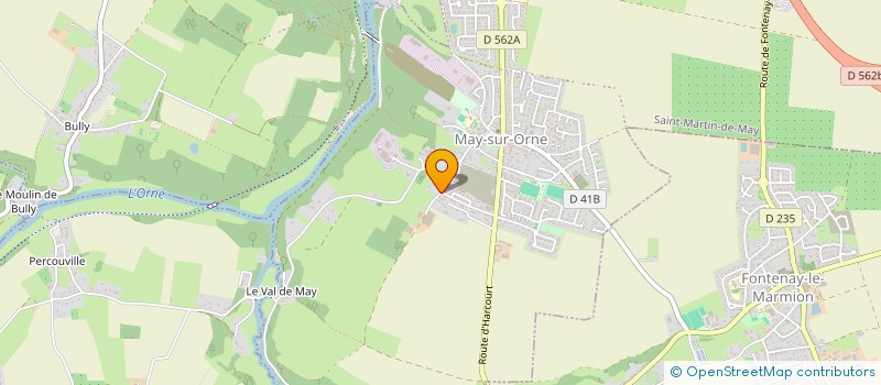 localisation de l'entreprise SCI MOUROCQ  MAY-SUR-ORNE