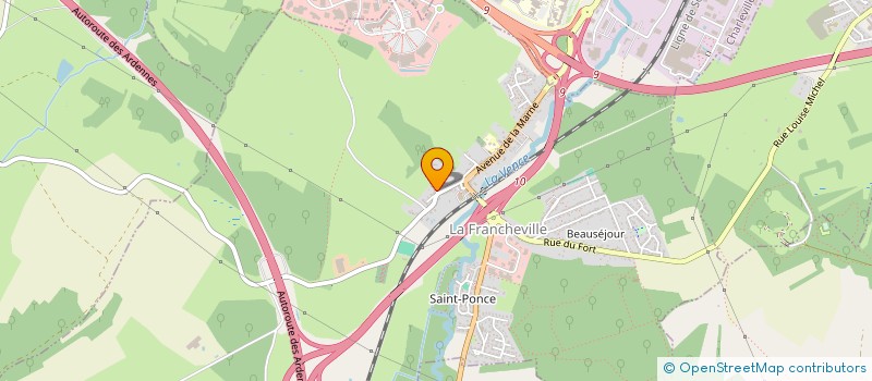 localisation de l'entreprise SCI MOUROU  LA FRANCHEVILLE