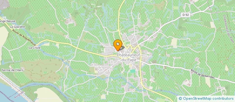 localisation de l'entreprise SCI MOURVEDRE  CHATEAUNEUF-DU-PAPE