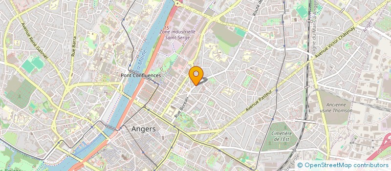 localisation de l'entreprise SCI MOUS à ANGERS