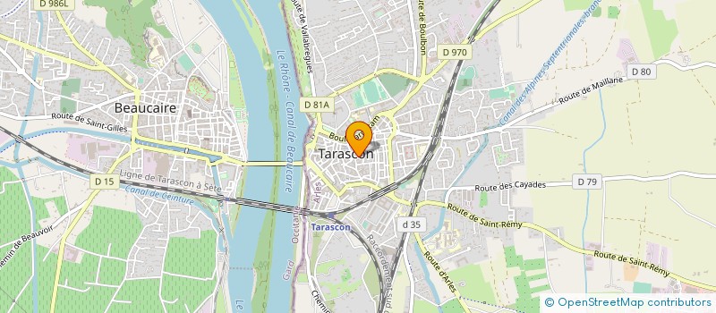 localisation de l'entreprise SCI MOUS ET FILLES  TARASCON