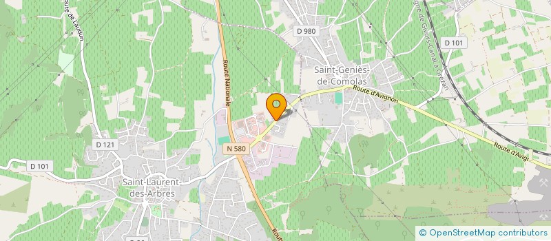 localisation de l'entreprise SCI MOUSAN  SAINT-LAURENT-DES-ARBRES