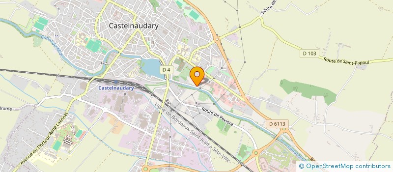 localisation de l'entreprise SCI MOUSCAILLOUS SAINT ROCH  CASTELNAUDARY