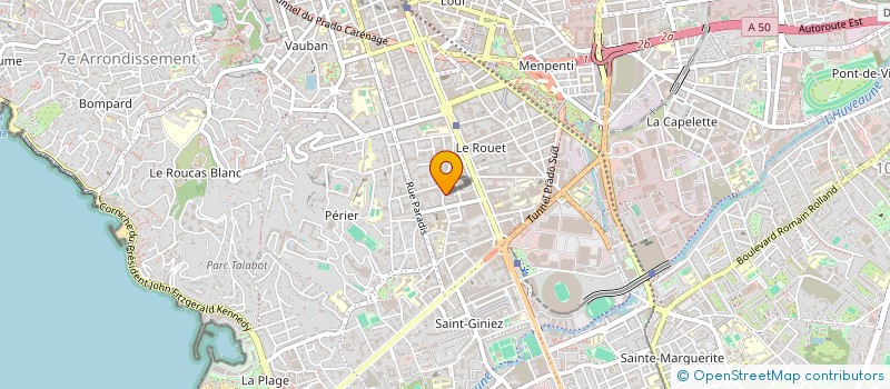 localisation de l'entreprise SCI MOUSHI à MARSEILLE