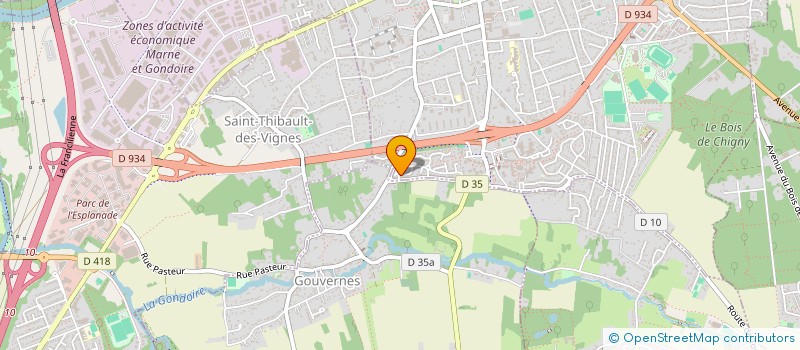 localisation de l'entreprise SCI MOUSKY  LAGNY-SUR-MARNE