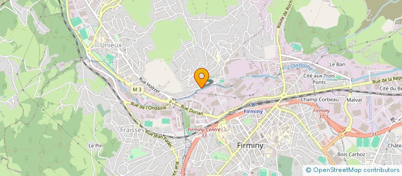 localisation de l'entreprise SCI MOUSOS IMMO  UNIEUX