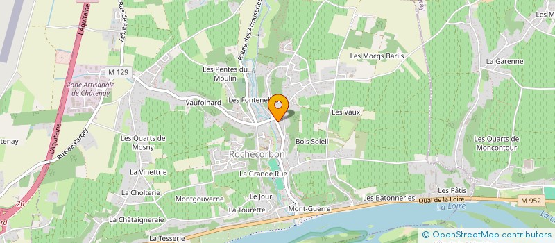 localisation de l'entreprise SCI MOUSQUETAIRE à ROCHECORBON