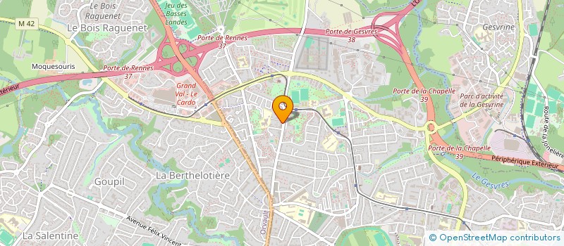 localisation de l'entreprise SCI MOUSS 91  NANTES