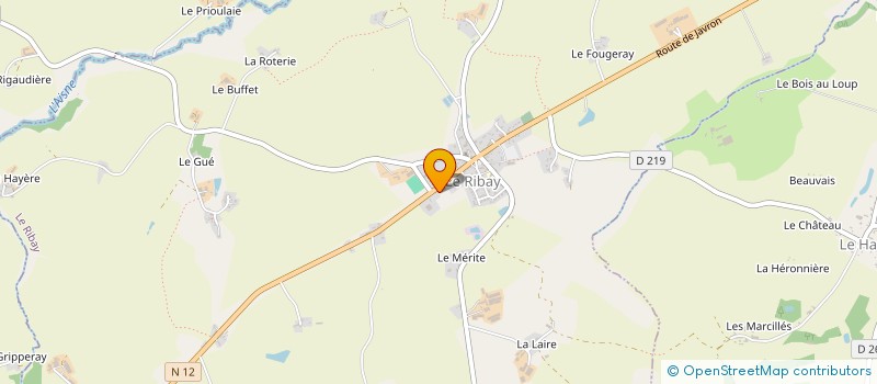 localisation de l'entreprise SCI MOUSSAY  LE RIBAY