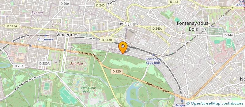 localisation de l'entreprise SCI MOUSSET à FONTENAY-SOUS-BOIS