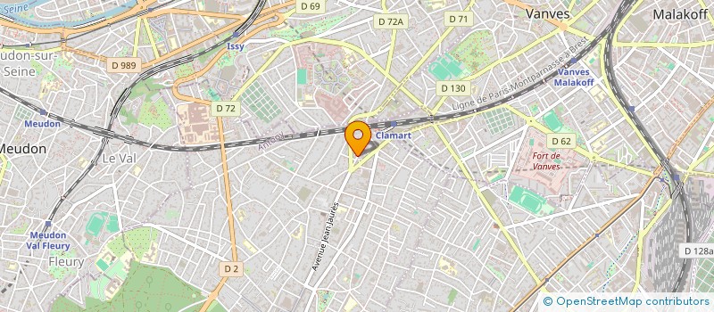 localisation de l'entreprise SCI MOUSSET  CLAMART