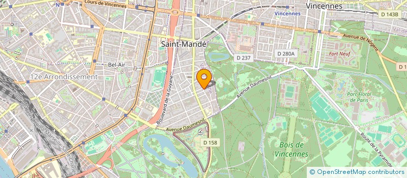 localisation de l'entreprise SCI MOUSSET FRERES  SAINT-MANDE