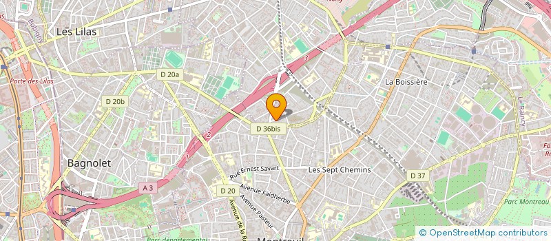 localisation de l'entreprise SCI MOUSSIA à ROMAINVILLE