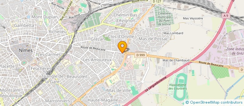 localisation de l'entreprise SCI MOUSSIE  NIMES