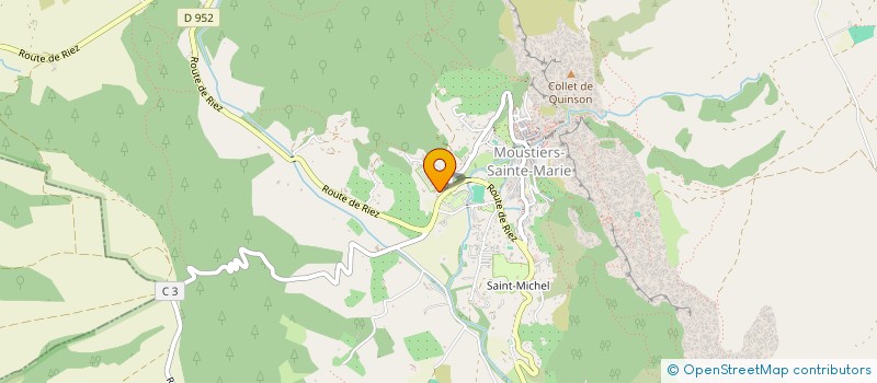 localisation de l'entreprise SCI MOUSTIERS PROVENCE à MOUSTIERS-SAINTE-MARIE