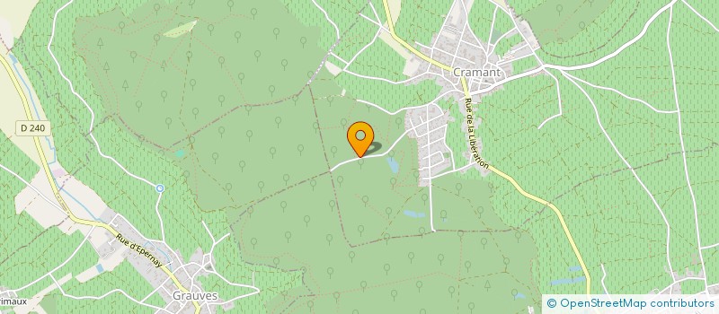 localisation de l'entreprise SCI MOUSTIQUE  CRAMANT
