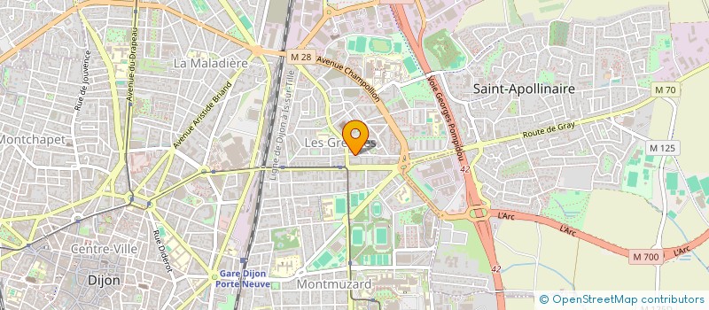 localisation de l'entreprise SCI MOUTAJA  DIJON
