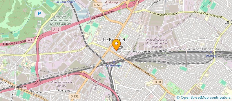 localisation de l'entreprise SCI MOUTHAI à LE BOURGET