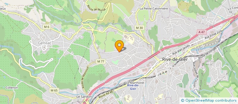 localisation de l'entreprise SCI MOUTIER  SAINT-ETIENNE