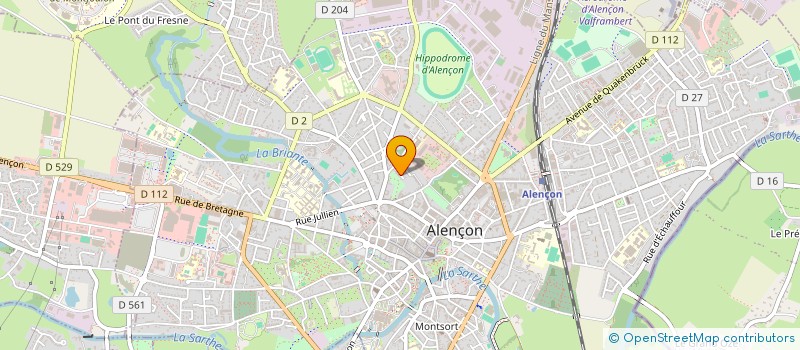 localisation de l'entreprise SCI MOUTIERS à ALENCON