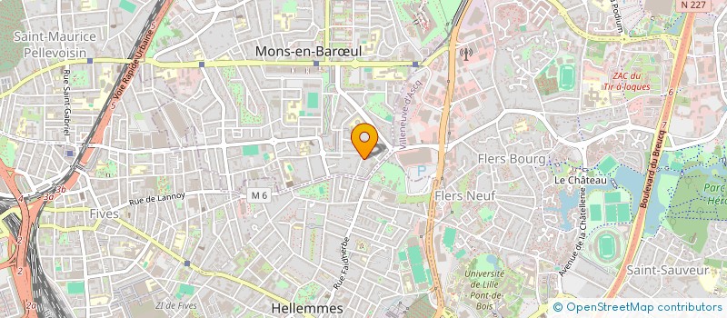 localisation de l'entreprise SCI MOUTON AKOTIA  MONS-EN-BAROEUL