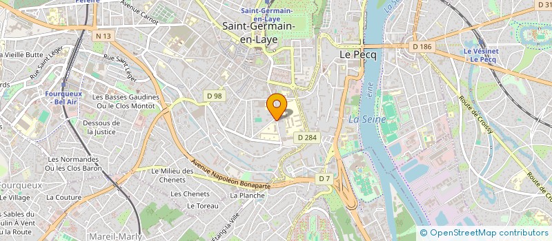 localisation de l'entreprise SCI MOUTON BREUVERY  SAINT-GERMAIN-EN-LAYE