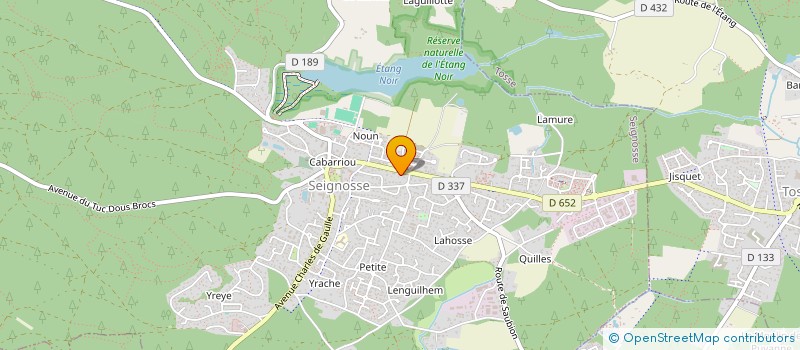 localisation de l'entreprise SCI MOUTRON-LUEC  SEIGNOSSE