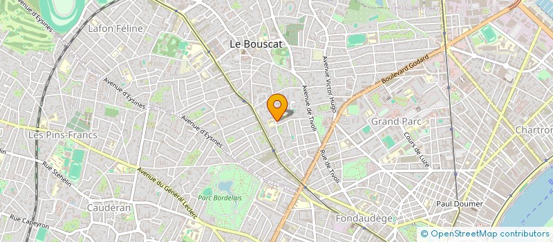 localisation de l'entreprise SCI MOUTY  LE BOUSCAT