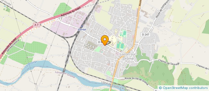 localisation de l'entreprise SCI MOUVIG  MONTELIMAR