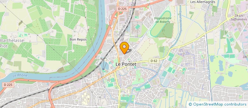 localisation de l'entreprise SCI MOUZE  LE PONTET