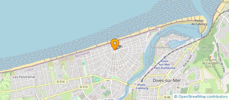 localisation de l'entreprise SCI MOUZON FLODO à CABOURG
