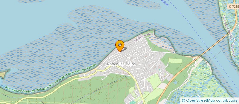 localisation de l'entreprise SCI MOVA  LA TREMBLADE