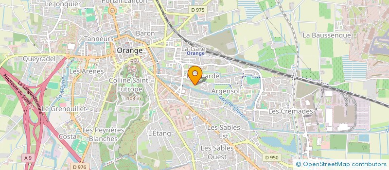 localisation de l'entreprise SCI MOVAL  ORANGE