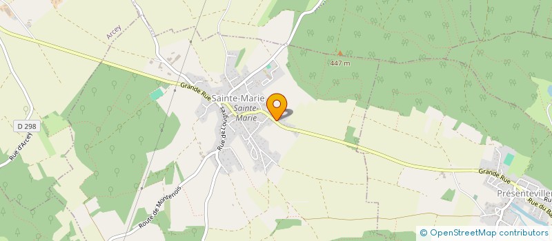 localisation de l'entreprise SCI MOVAN à SAINTE-MARIE